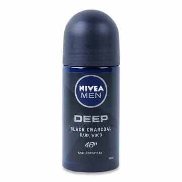 Nivea men deep black charcoal dark wood 48h roll on