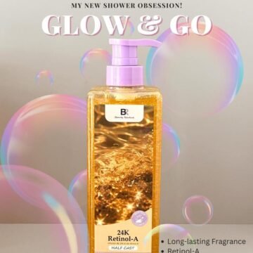 BEAUTY ROUTINE 24K RETINOL-A SHOWER GEL HALF CAST